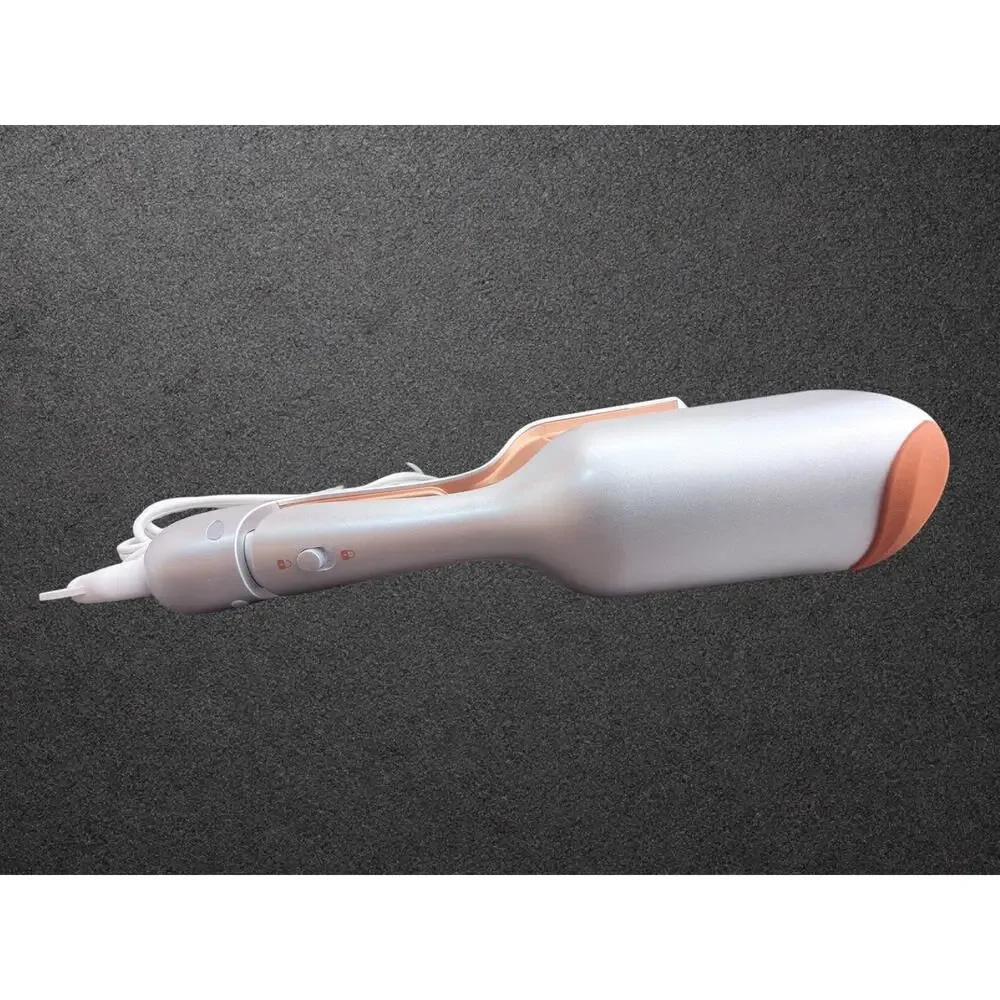 SHEGLAM HAIR Beach Babe Hair Waver Anti-Scald Smart Timing Reminder White/Orange